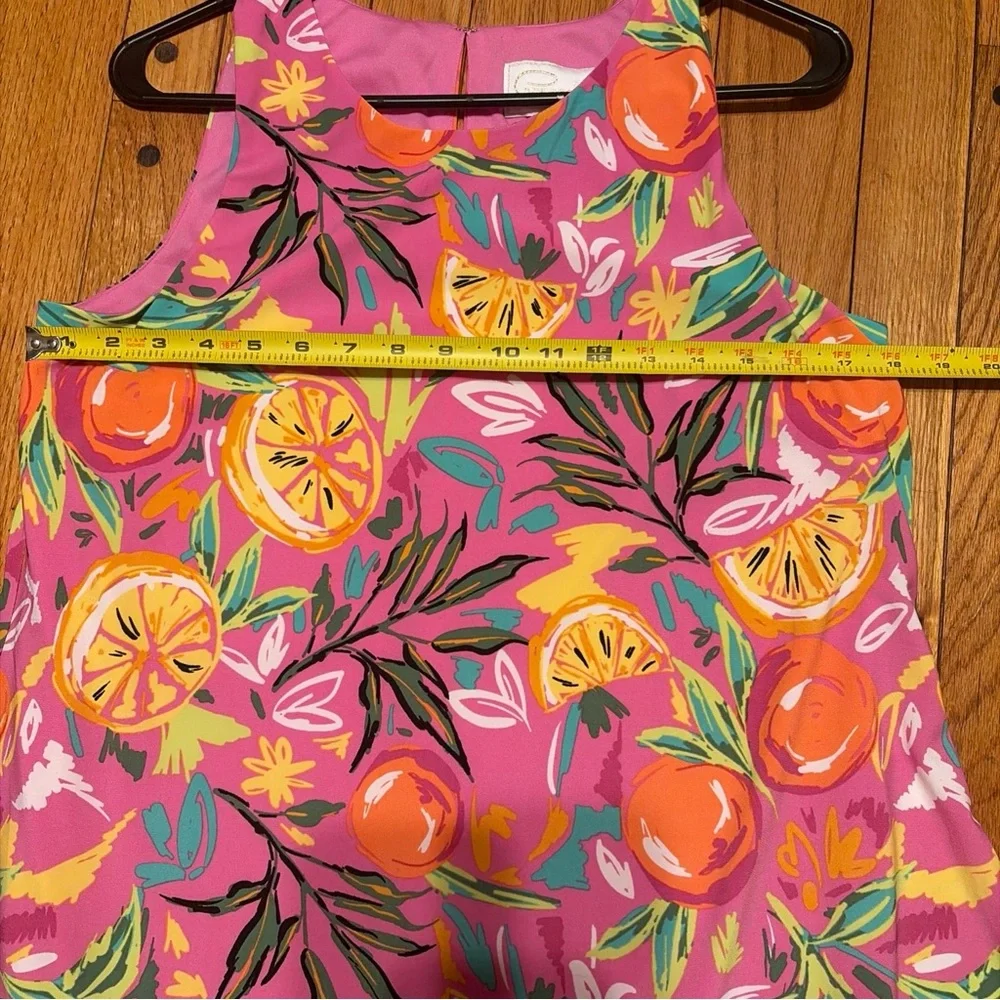 Pappagallo Pink Dress with Colorful Print - Picture 7 of 11